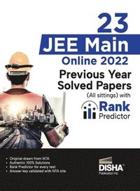 bokomslag 23 JEE Main Online 2022 Previous Year Solved Papers (All sittings) with Rank Predictor