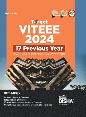Target Viteee 2024 - 17 Previous Year (2023 - 2006) Solved Papers with 10 Mock Tests Physics, Chemistry, Mathematics, & Quantitative Aptitude 3150 Pyqs 1