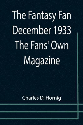 bokomslag Fantasy Fan December 1933 The Fans' Own Magazine