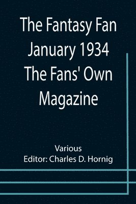 bokomslag Fantasy Fan January 1934 The Fans' Own Magazine