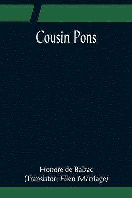 bokomslag Cousin Pons