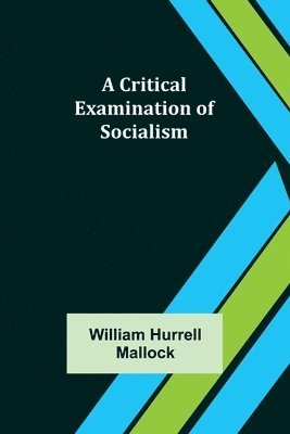 bokomslag A Critical Examination of Socialism