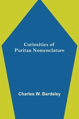 bokomslag Curiosities of Puritan Nomenclature