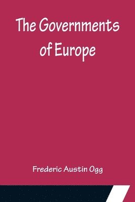 bokomslag Governments of Europe