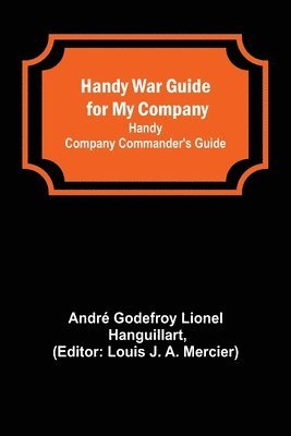 bokomslag Handy War Guide for My Company