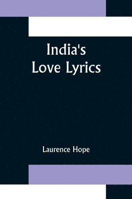 bokomslag India's Love Lyrics