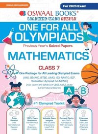 bokomslag Oswaal One For All Olympiad Previous Years' Solved Papers, Class-7 Mathematics Book (For 2023 Exam)