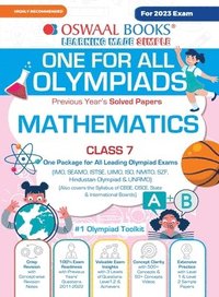 bokomslag Oswaal One For All Olympiad Previous Years' Solved Papers, Class-7 Mathematics Book (For 2023 Exam)