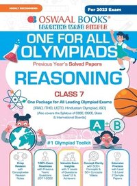 bokomslag Oswaal One For All Olympiad Previous Years' Solved Papers, Class-7 Reasoning Book (For 2023 Exam)