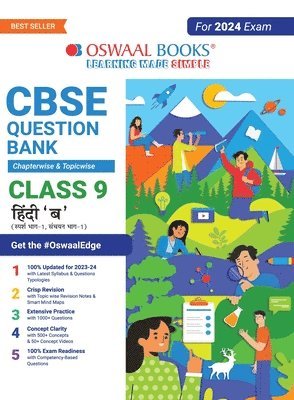 Oswaal Editorial Board, ,Oswaal Editorial Board - Oswaal CBSE Chapterwise & Topicwise Question Bank Class 9 Hindi B Book (For 2023-24 Exam), Häftad