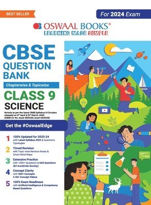 bokomslag Oswaal CBSE Class 9 Science Question Bank (2024 Exam)