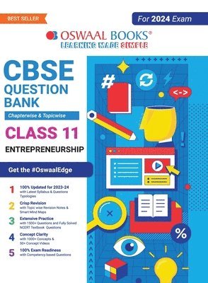 bokomslag Oswaal CBSE Chapterwise & Topicwise Question Bank Class 11 Entrepreneurship Book (For 2023-24 Exam)