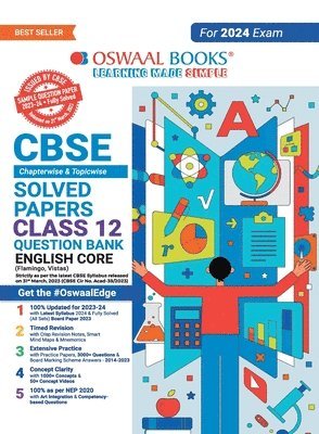 Oswaal Cbse Class 12 English Core Question Bank 2023-24 Book