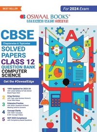bokomslag Oswaal Cbse Chapterwise Solved Papers 2023-2014 Computer Science Class 12th