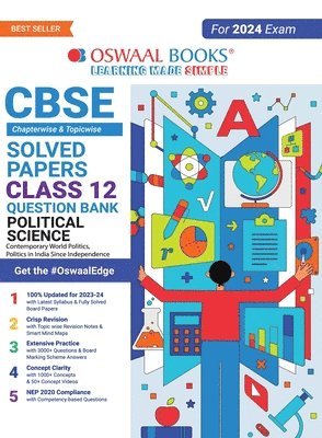 bokomslag Oswaal CBSE Chapterwise & Topicwise Question Bank Class 12 Political Science Book (For 2023-24 Exam)