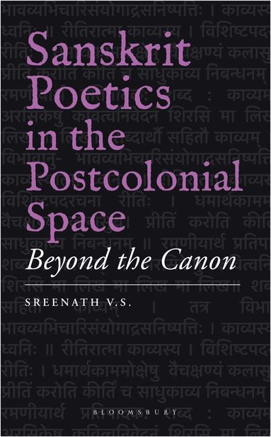 bokomslag Sanskrit Poetics in the Postcolonial Space