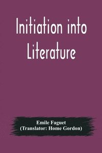 bokomslag Initiation into Literature