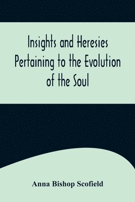 Insights and Heresies Pertaining to the Evolution of the Soul 1