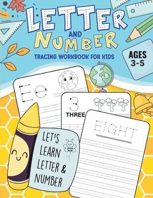 Letter and Number Tracing Workbook 1