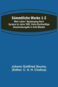 bokomslag Sämmtliche Werke 1-2