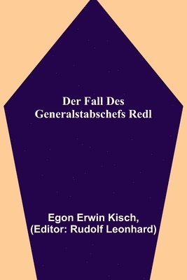 bokomslag Der Fall des Generalstabschefs Redl