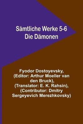 bokomslag Smtliche Werke 5-6