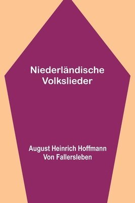 bokomslag Niederlandische Volkslieder