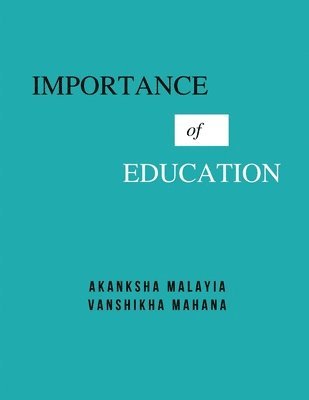 bokomslag Importance of Education