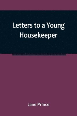 bokomslag Letters to a Young Housekeeper