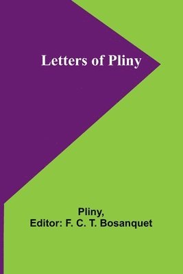 bokomslag Letters of Pliny