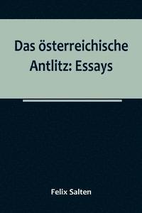 bokomslag Das sterreichische Antlitz