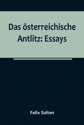 bokomslag Das sterreichische Antlitz