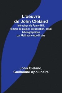 bokomslag L'oeuvre de John Cleland