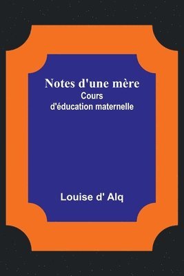 bokomslag Notes d'une mère