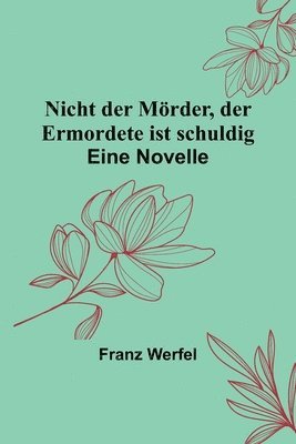 bokomslag Nicht der Mörder, der Ermordete ist schuldig