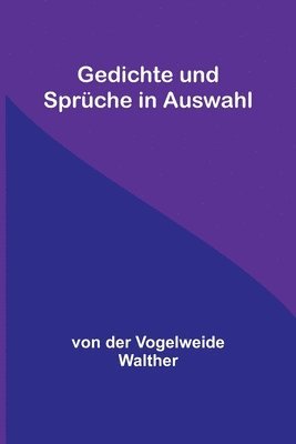 bokomslag Gedichte und Sprche in Auswahl