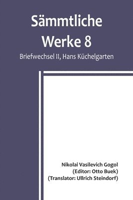 bokomslag Sämmtliche Werke 8