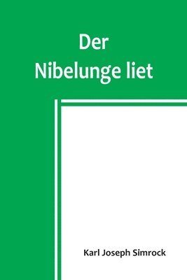 bokomslag Der Nibelunge liet