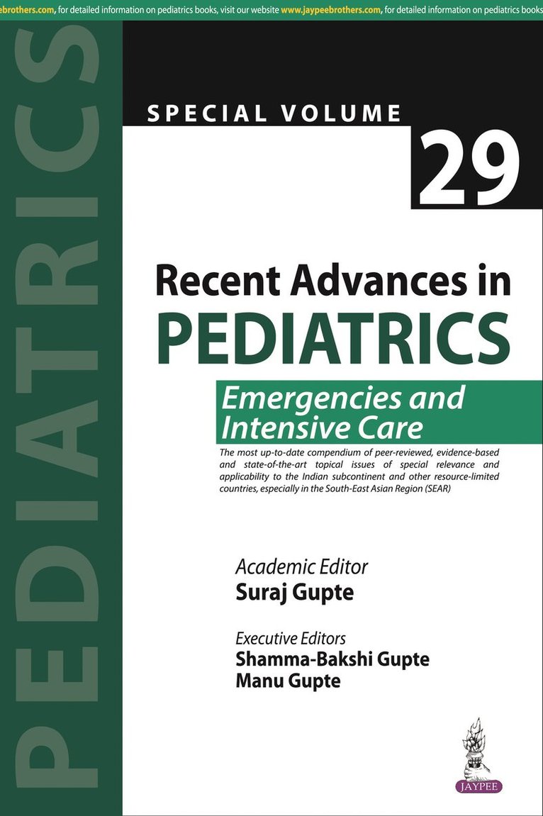 Suraj Gupte - Recent Advances in Pediatrics (Special Volume 29), Häftad
