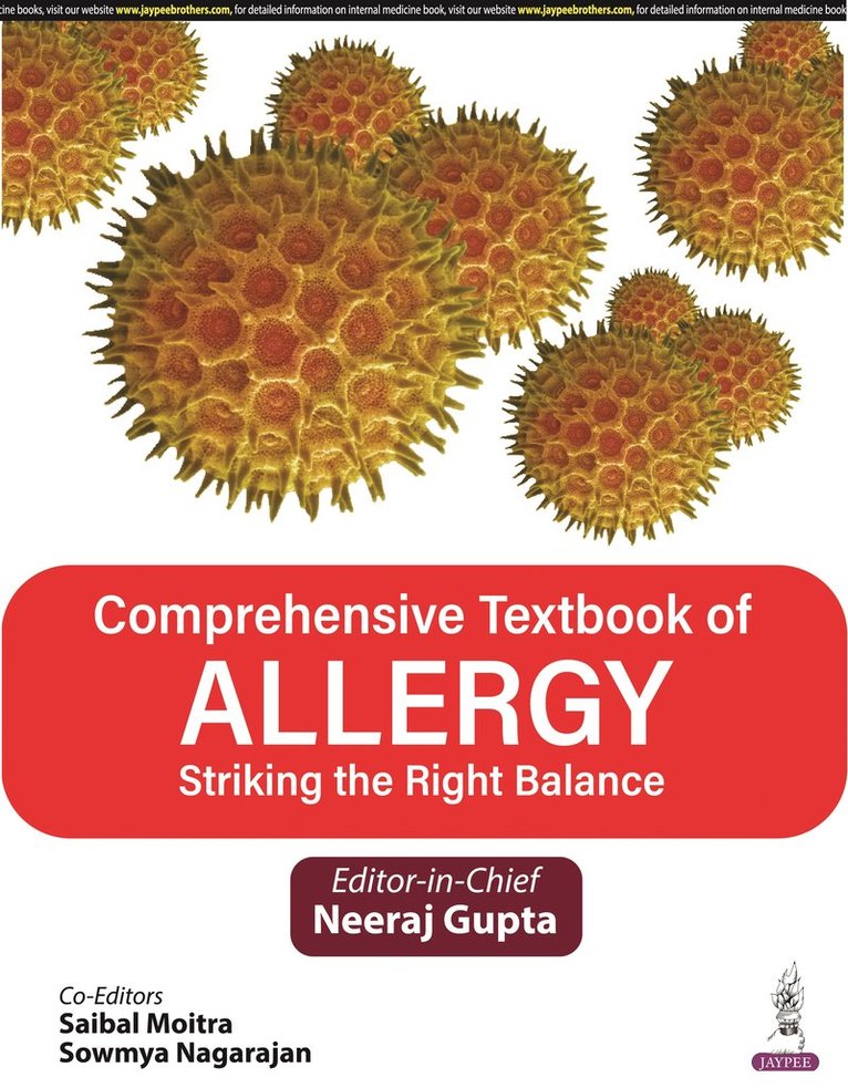 Neeraj Gupta, Saibal Moitra, Sowmya Nagarajan - Comprehensive Textbook of Allergy, Häftad