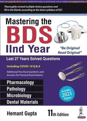 bokomslag Mastering the BDS IInd Year