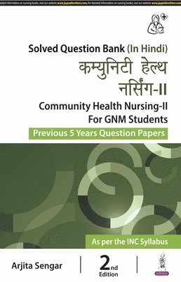 bokomslag Community Health Nursing-II for GNM Students