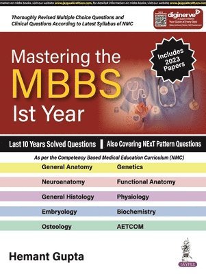 bokomslag Mastering the MBBS 1st Year