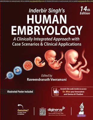 Raveendranath Veeramani - Inderbir Singh's Human Embryology, Häftad