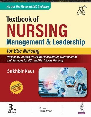 bokomslag Textbook of Nursing Management & Leadership for BSc Nursing