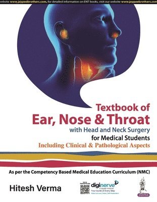 bokomslag Textbook of Ear, Nose & Throat with Head and Neck Surgery for Medical Students