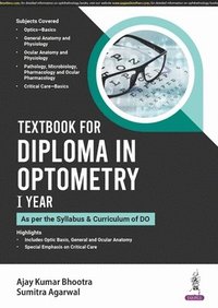 bokomslag Textbook for Diploma in Optometry I Year