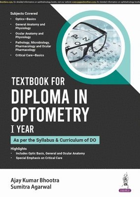 Textbook for Diploma in Optometry I Year 1