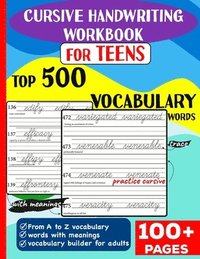 bokomslag Cursive Handwriting Workbook for Teens