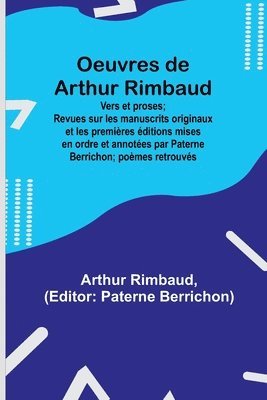 Oeuvres de Arthur Rimbaud 1
